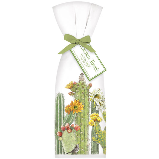 Cacti Blooms Towel Set