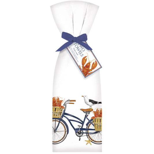 Lobster Bike Towel Set