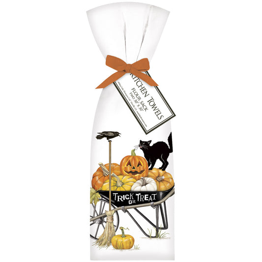 Halloween Wheelbarrow Towel Set