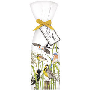 Birds in Grass Towel Set