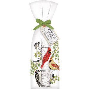 Birch Birds Spring Towel Set