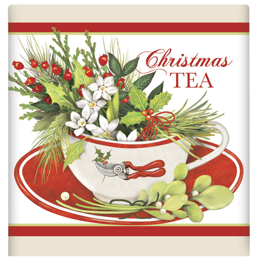 Holiday Garden Teacup Tea Box